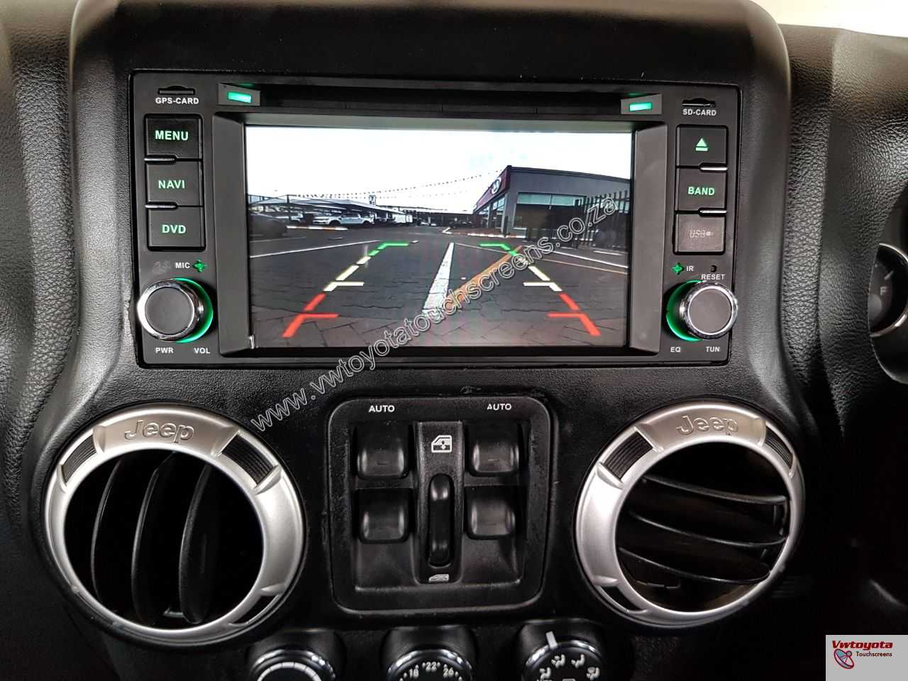 JEEP Wrangler (2007-2018) GPS DVD GPS touch screen unit, FREE Maps &  Reverse Camera – Vwtoyota Touchscreens